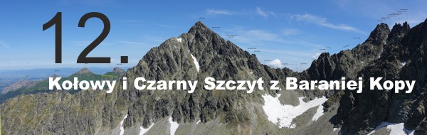 Kolowy Szczyt z Baraniej Kopy